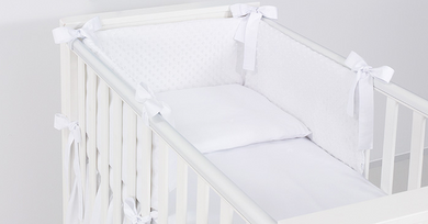 Conjunto de cama de bebé - Berço de bebé white pure