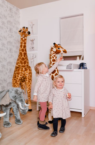 Girafa Gigante de peluche para criança