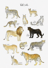 Load image into Gallery viewer, Poster Wild Cats em tela
