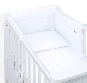 Conjunto de cama de bebé - Berço de bebé premium white